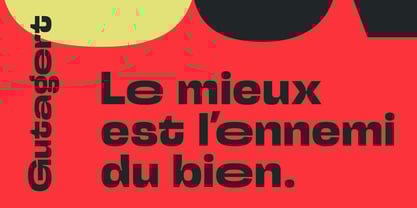 Gutagert Font Poster 5