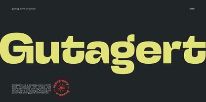 Gutagert Font Poster 1