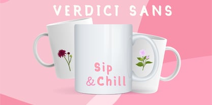Verdict Sans Font Poster 3