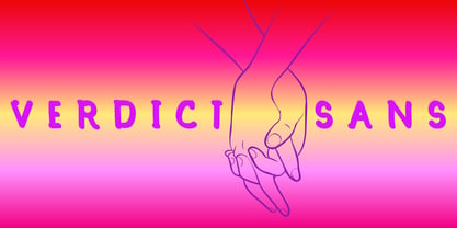Verdict Sans Font Poster 8
