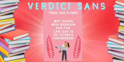 Verdict Sans Font Poster 2
