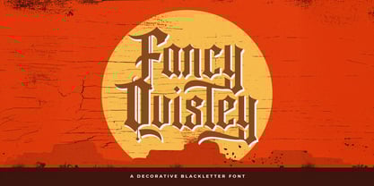 Fancy Quisley Font Poster 1