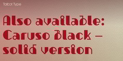 Caruso White Font Poster 7