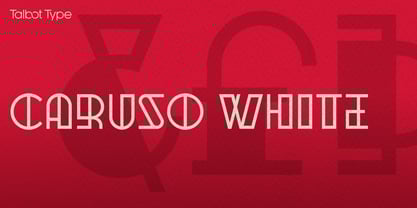 Caruso White Font Poster 2