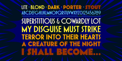 Dutch Courage Ale Font Poster 2