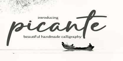 Picante Font Poster 1