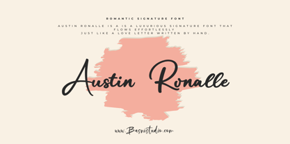 Austin Ronalle Font Poster 1