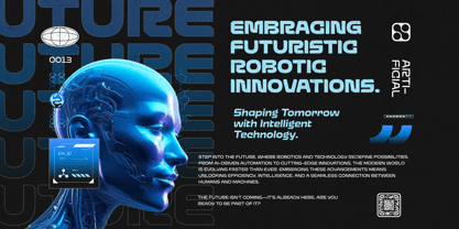 Nexagon Font Poster 2