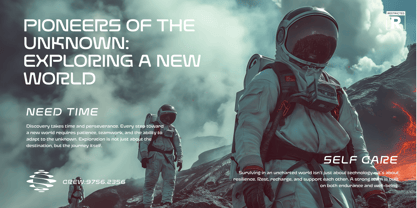 Nexagon Font Poster 4