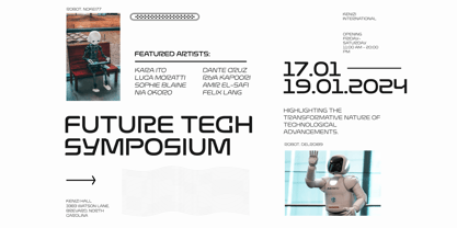 Nexagon Font Poster 3