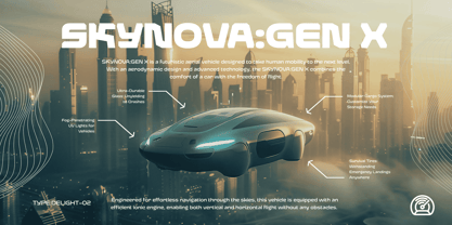 Nexagon Font Poster 6