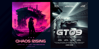 Nexagon Font Poster 5