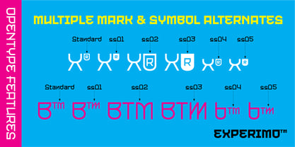 Experimo Font Poster 12