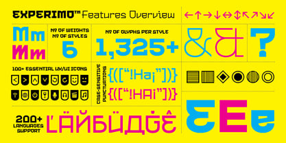 Experimo Font Poster 2