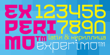 Experimo Font Poster 1