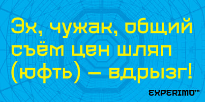 Experimo Font Poster 8