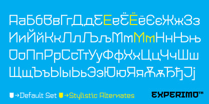 Experimo Font Poster 7