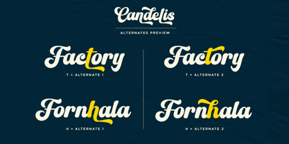 Candelis Font Poster 2
