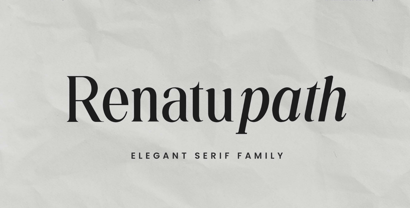 Renatupath Font Poster 1
