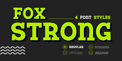 Fox Strong Font Poster 1