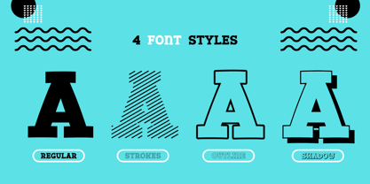 Fox Strong Font Poster 2