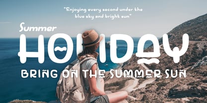 Sumeros Island Font Poster 8