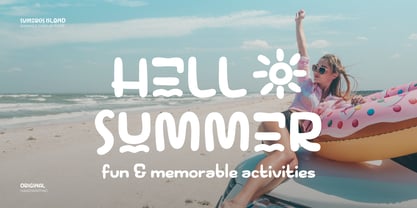 Sumeros Island Font Poster 7