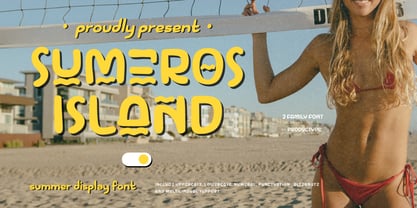 Sumeros Island Font Poster 1