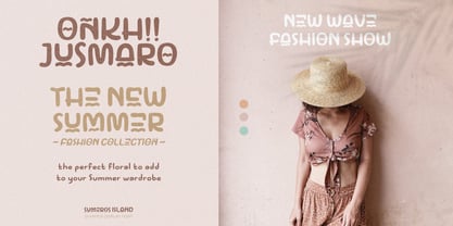 Sumeros Island Font Poster 9