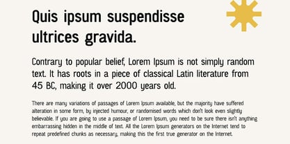 Overmature grotesk Font Poster 11