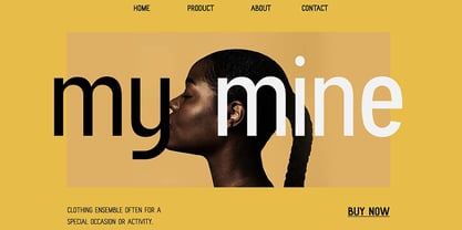 Overmature grotesk Font Poster 3