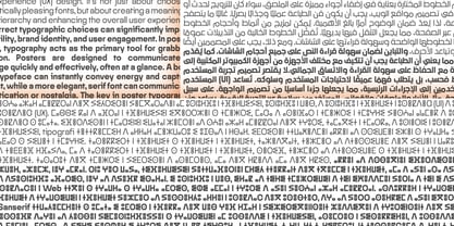 Noda Arabic Flat Font Poster 6