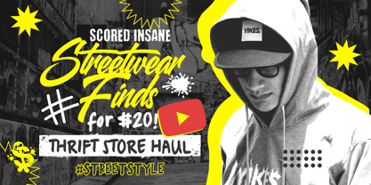 Anaconda Wildstyle Font Poster 6