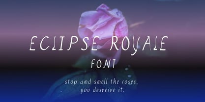 Eclipse Royale Font Poster 4