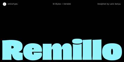 JT Remillo Font Poster 1