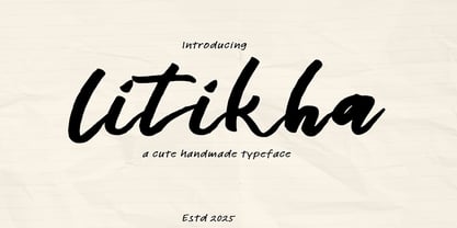 Litikha Font Poster 1