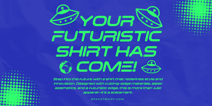 Lighting Lettering Font Poster 4