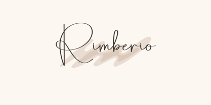 Thehappybirthday signature Font Poster 7