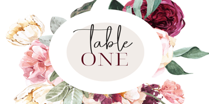 Thehappybirthday signature Font Poster 5