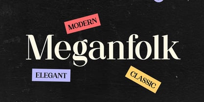 Meganfolk Font Poster 1