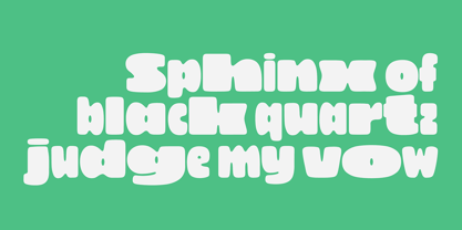 Pepperoni Variable Sans Font Poster 6
