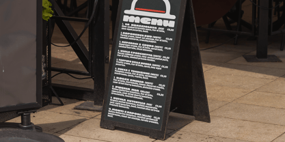 Pepperoni Variable Sans Font Poster 13