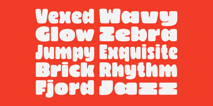 Pepperoni Variable Sans Font Poster 8