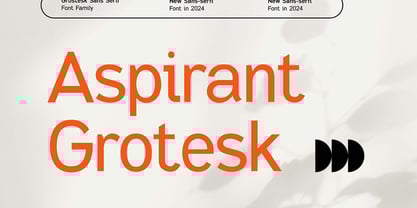 Aspirant Grotesk Font Poster 1