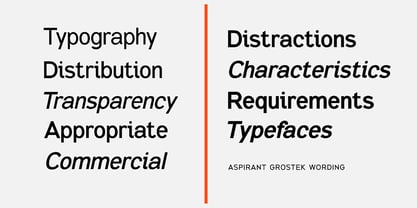 Aspirant Grotesk Font Poster 5