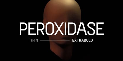 Peroxidase Font Poster 1