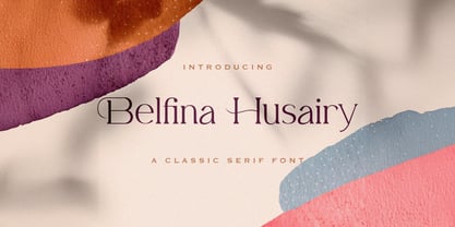 Belfina Husairy Font Poster 1
