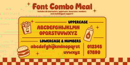 RT Chubby Dinner Font Poster 2