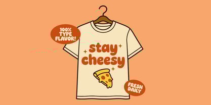 RT Chubby Dinner Font Poster 6