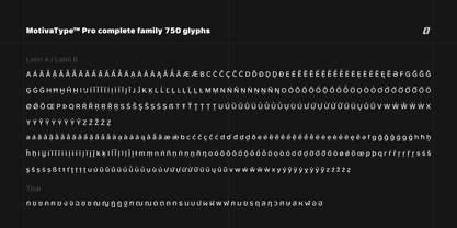 MotivaType Pro Font Poster 5